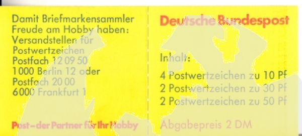 NSR MH 0022 I ** - 1980 - reklama "FÜNFSTERN"